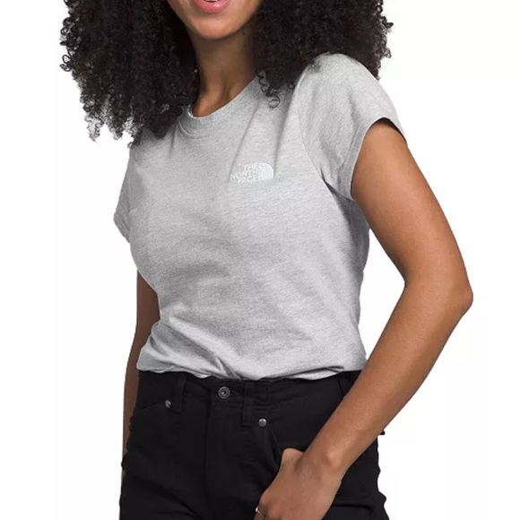 NWT The North Face
Women's Evolution Cutie Cotton T-Shirt in light gray Sz XL - Picture 1 of 7